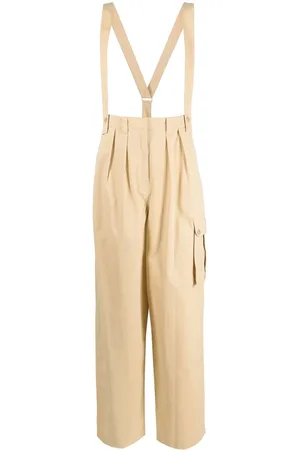 Kenzo Straight-leg braces cargo trousers