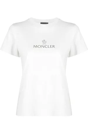 Moncler Logo-print short-sleeved T-shirt - White