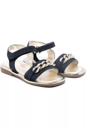 MONNALISA Sandals - Chain-detail sandals - Blue
