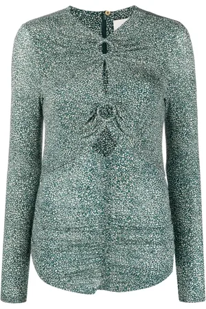 Isabel Marant Joneli animal-print top