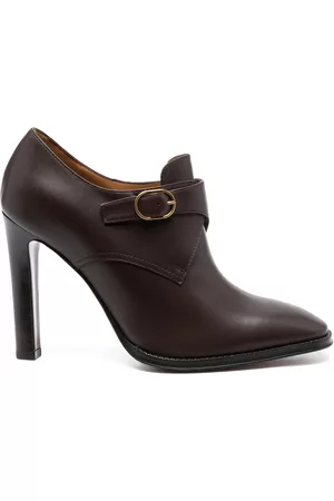 Ralph Lauren Women Heels - Lydell leather pumps - Brown