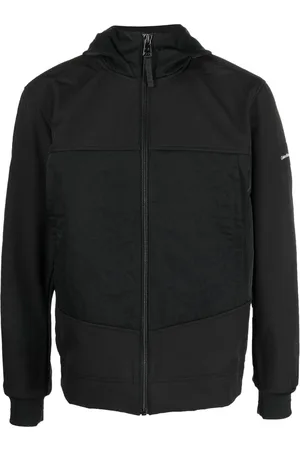 Calvin Klein Heavy-crinkle hooded jacket