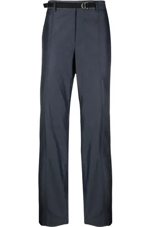 Salvatore Ferragamo Belted straight-leg trousers