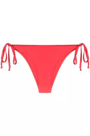 Moschino Women Bikini Bottoms - Side-tie bikini bottoms - Red