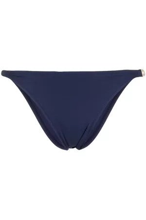 Moschino Logo-plaque bikini bottoms - Blue