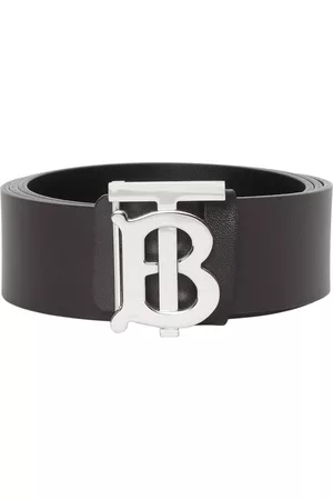 Burberry Men Belts - Reversible Monogram belt - Black