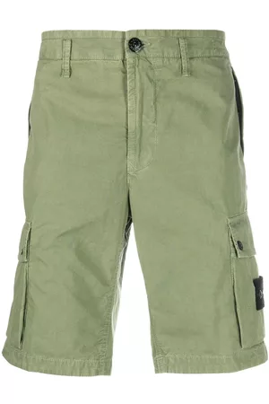 Stone Island Men Shorts - Compass-patch cargo shorts - Green