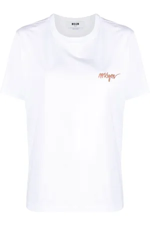 Msgm Embroidered logo short-sleeve T-shirt