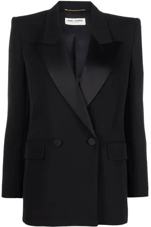 Saint Laurent Double-breasted wool blazer