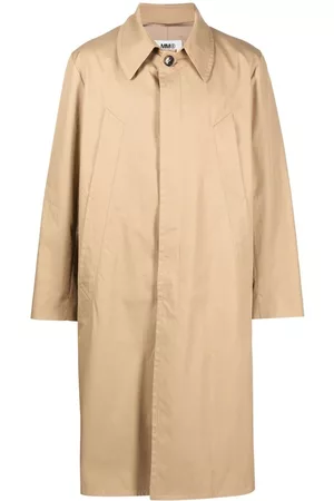 Maison Margiela Men Trench Coats - Single-breasted trench coat - Neutrals