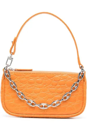 BY FAR By Far Croco Embossed Leather Rachel Bag - Stylemyle