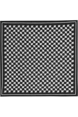 MISBHV Scarves - Monogram square scarf - Black