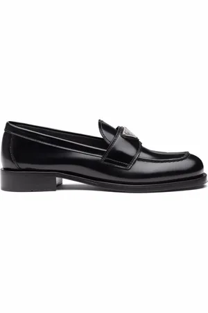 Prada Triangle logo loafers