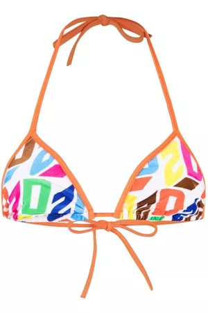 Dsquared2 Logo-print bikini top - White