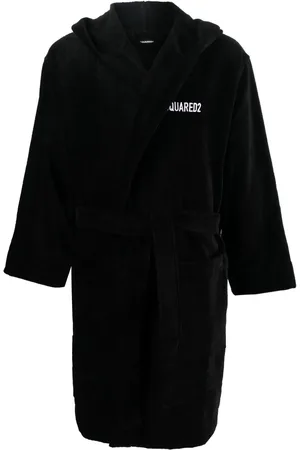 Dsquared2 Logo-detail hooded bathrobe