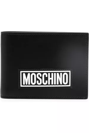 Moschino Logo-print folding wallet - Black
