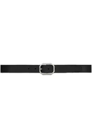 Saint Laurent Pin-buckle leather belt - Black