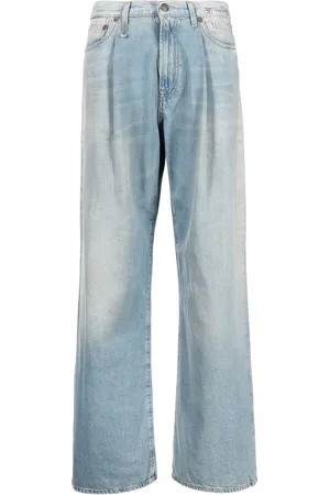 R13 Wide Leg Jeans - Women | FASHIOLA.com