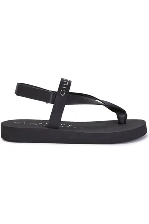 Giuseppe Zanotti Logo-print thong-strap sandals