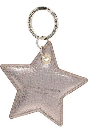 Smythson star-pendant Leather Keyring - Farfetch