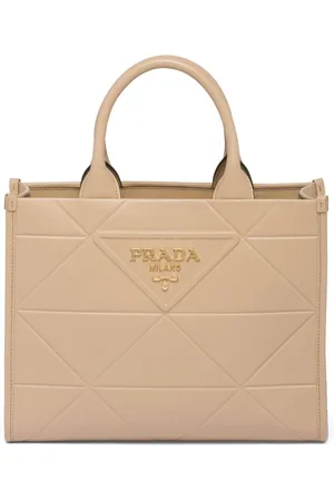 Prada Small Symbole leather tote bag