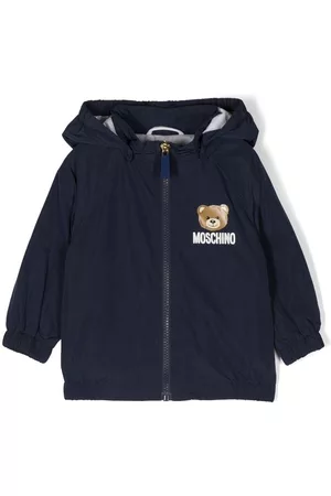 Moschino Zip-up Hoodies - Teddy Bear zip-up hoodie - Blue