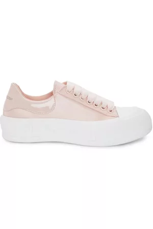 Alexander McQueen Women Casual Shoes - Deck flatform plimsolls - White
