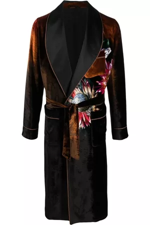 Etro Men Floral Jackets - Floral-print jacket - Black
