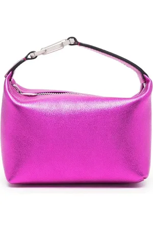 Eera Metallic-finish tote bag