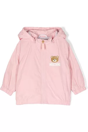 Moschino Fleece Jackets - Teddy Bear hooded jacket - Pink