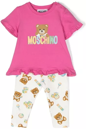 Moschino Teddy Bear motif tracksuit set - Pink