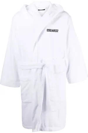 Dsquared2 Logo-detail hooded bathrobe