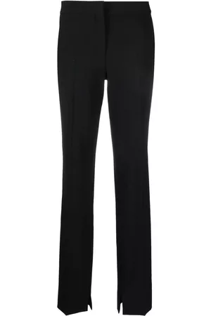 Stella McCartney Women Skinny Pants - Split-cuff slim-cut trousers - Black