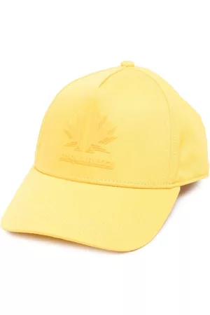 Dsquared2 Boys Caps - Logo-print cotton cap - Yellow