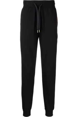 HUGO BOSS Men Sweatpants - Logo-print slim tapered sweatpants - Black