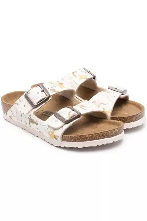 Birkenstock Arizona graphic-print sandals - Neutrals