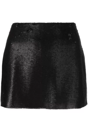 GAUGE81 Kailua sequin-embellished miniskirt - Black