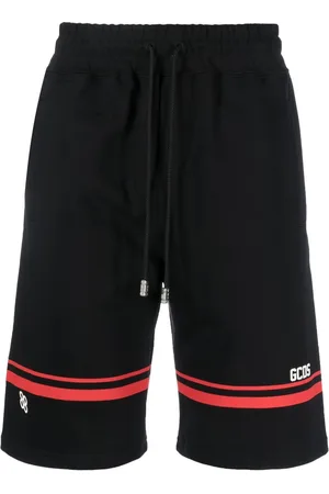 GCDS Logo-print track shorts