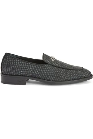 Giuseppe Zanotti Crocodile-effect leather loafers
