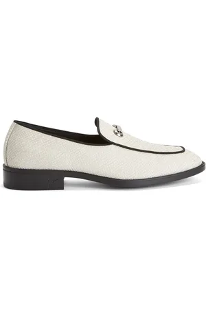 Giuseppe Zanotti Snakeskin-effect leather loafers