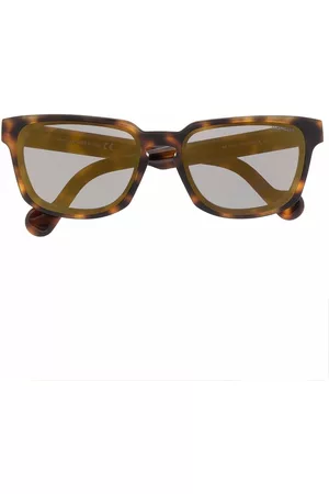 Moncler Tortoiseshell square-frame sunglasses - Brown