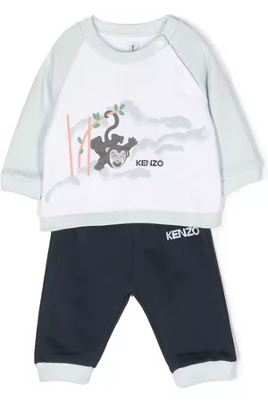 Kenzo Animal-print sweatshirt set - White