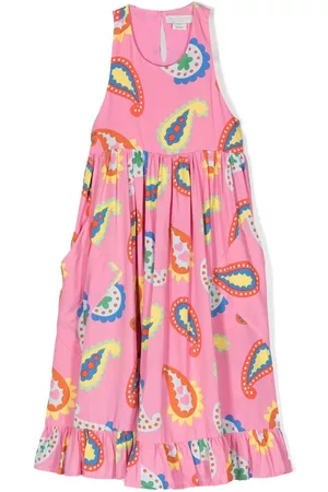 Stella McCartney Paisley-print long dress - Pink