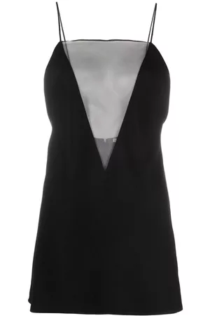 Stella McCartney Women Tank Tops - Sleeveless multi-panel top - Black