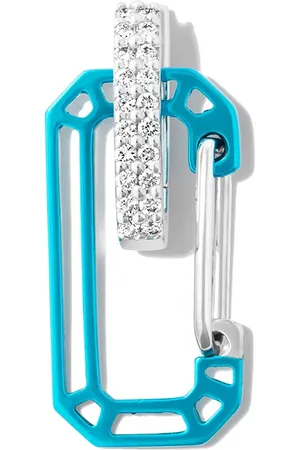 Eera 18kt white gold Amina and Chiara drop earring