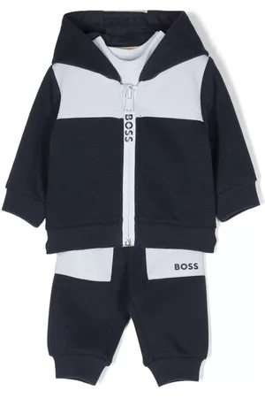 HUGO BOSS Sports Hoodies - Three-piece hooded tracksuit - Blue