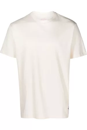 Vans Men T-shirts - Logo-patch cotton T-Shirt - Neutrals