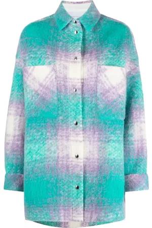 IRO Valaria plaid overshirt