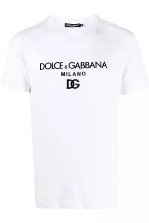 Dolce & Gabbana DG Essentials logo-embroidered T-shirt - White