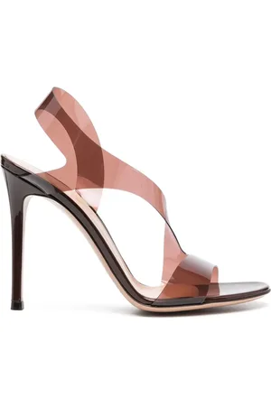 Gianvito Rossi Metropolis 105mm transparent sandals
